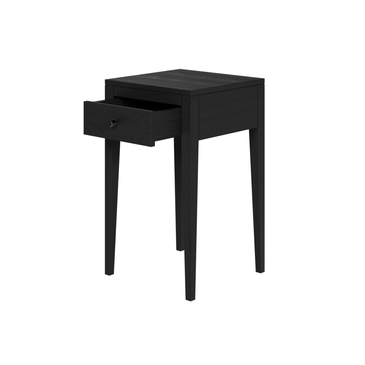 D.I. Designs Radford Bedside Table – One Drawer – Black