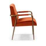 D.I Designs Campden Club Chair – Rust