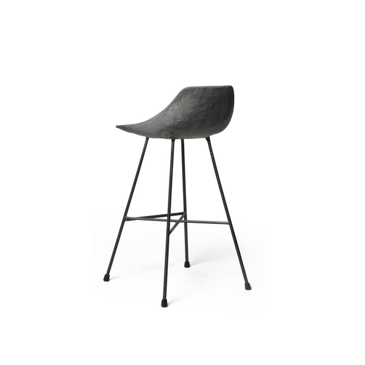 Lyon Beton Hauteville Bar Chair with Concrete Seat – Small