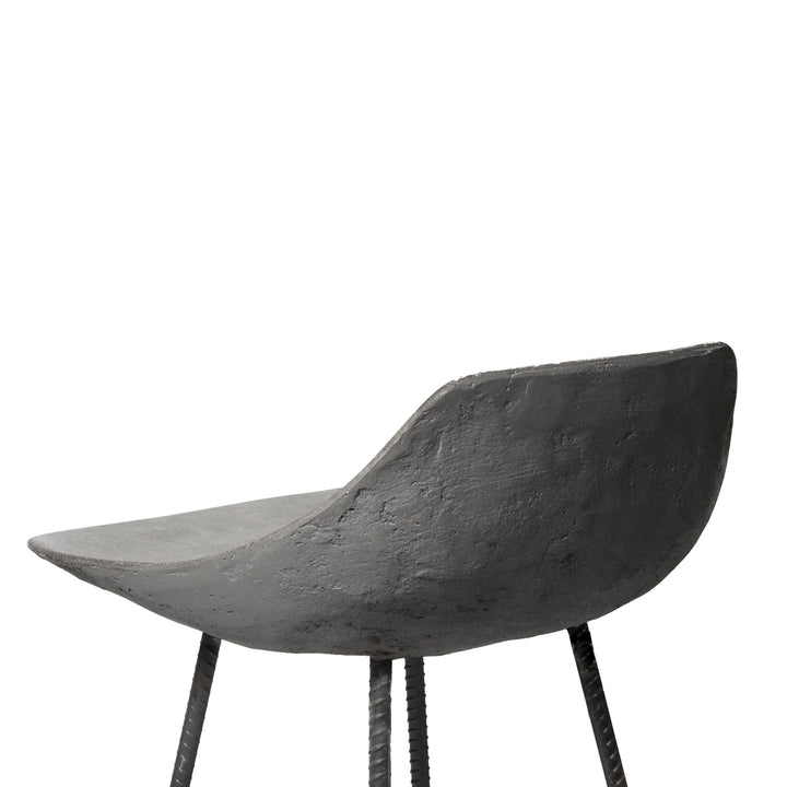 Lyon Beton Hauteville Bar Chair with Concrete Seat – Small