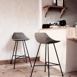 Lyon Beton Hauteville Bar Chair with Concrete Seat – Small