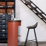 Lyon Beton Hauteville Bar Chair with Concrete Seat – Small