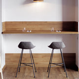 Lyon Beton Hauteville Bar Chair with Concrete Seat – Small