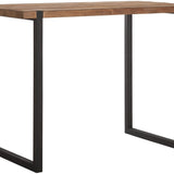DTP Home Beam Bar Table with Natural Finish