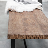 DTP Home Beam Bench with Natural Finish – 215cm