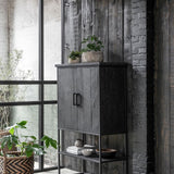 DTP Home Beam Cabinet with Black Finish – Small