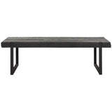 DTP Home Beam Coffee Table with Black Finish – 120cm – Excess Stock