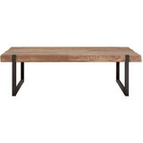 DTP Home Beam Coffee Table with Natural Finish – 150cm