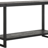 DTP Home Beam Console Table with Black Finish