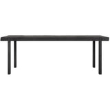 DTP Home Beam Dining Table with Black Finish – 225cm