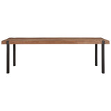 DTP Home Beam Dining Table with Natural Finish – 300cm