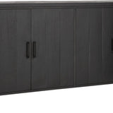 DTP Home Beam No.1 Sideboard with Black Finish – 4 Doors