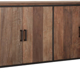 DTP Home Beam No.1 Sideboard with Natural Finish – 4 Doors
