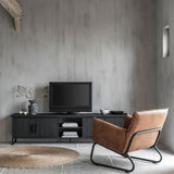 DTP Home Beam No.2 TV Unit with Black Finish – Large