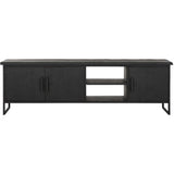 DTP Home Beam No.2 TV Unit with Black Finish – Medium