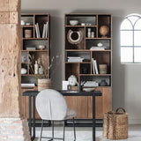 DTP Home Beam Writing Desk with Black Finish