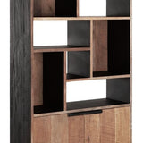 DTP Home Cosmo Bookcase – 2 Doors and 10 Shelves