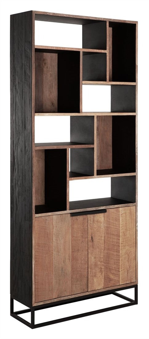 DTP Home Cosmo Bookcase – 2 Doors and 10 Shelves