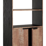 DTP Home Cosmo Bookcase – 2 Doors and 3 Shelves