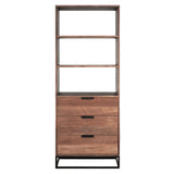 DTP Home Cosmo Bookcase – 3 Drawers and 3 Shelves