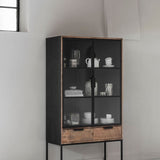 DTP Home Cosmo Showcase Unit – 2 Doors and 2 Drawers