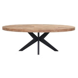 DTP Home Darwin Oval Dining Table – 220cm