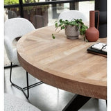 DTP Home Einstein Round Dining Table – 130cm