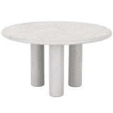 DTP Home Scala Clio Round Dining Table - Chalk