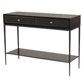 RV Astley Finola Console Table – Black Veneer
