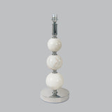 Livingsley Dante Table Lamp – Marble and Nickel – Base Only