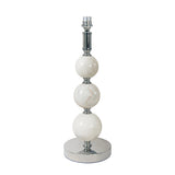 RV Astley Alberg Table Lamp – Marble and Nickel – Base Only