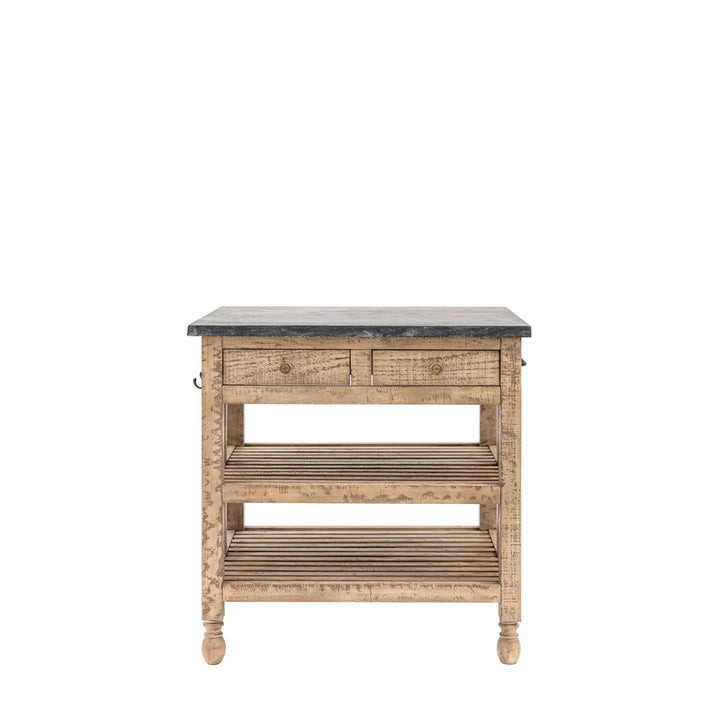 Daria Farmhouse-Style Kitchen Island – Small