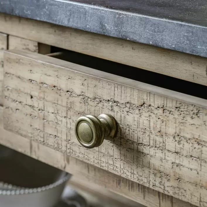 Daria Farmhouse-style Console Table