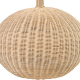 Deja Floor Lamp in Natural Rattan