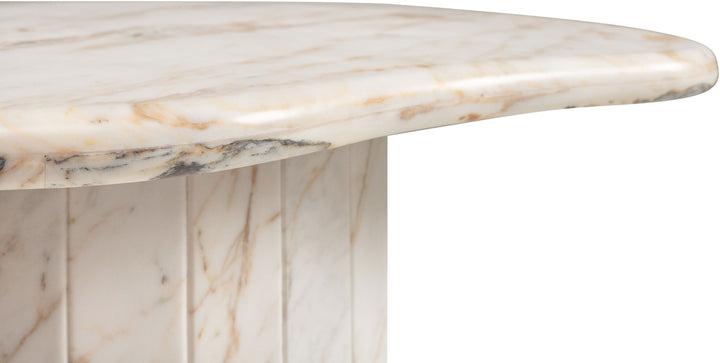 Devony Coffee Table – Golden Calacatta Marble