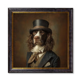 Duke Springly – Gentleman Springer Spaniel – Oxford Square Frame