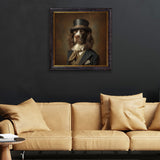 Duke Springly – Gentleman Springer Spaniel – Oxford Square Frame