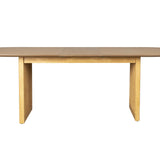 Dutchbone Barlet Oval Extending Dining Table – Oak – 200/240cm