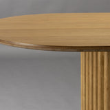 Dutchbone Barlet Oval Extending Dining Table – Oak – 200/240cm