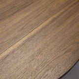 Dutchbone Barlet Oval Extending Dining Table – Walnut – 200/240cm