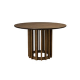 Dutchbone Barlet Round Dining Table – Walnut