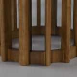 Dutchbone Barlet Round Dining Table – Walnut