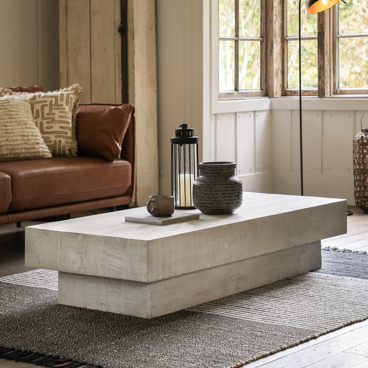 Easton Coffee Table – Whitewash