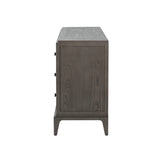 Eccotrading Astoria 6 Drawer Chest – Macchiato and Faux Grey Shagreen
