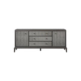 Eccotrading Astoria Cabinet – Macchiato and Faux Grey Shagreen
