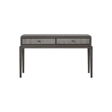 Eccotrading Astoria Console Table – Macchiato and Faux Grey Shagreen