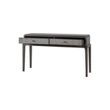 Eccotrading Astoria Console Table – Macchiato and Faux Grey Shagreen