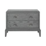 Eccotrading Astoria Large Bedside Table – Graphite Grey