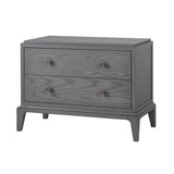 Eccotrading Astoria Large Bedside Table – Graphite Grey