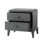 Eccotrading Astoria Small Bedside Table – Graphite Grey